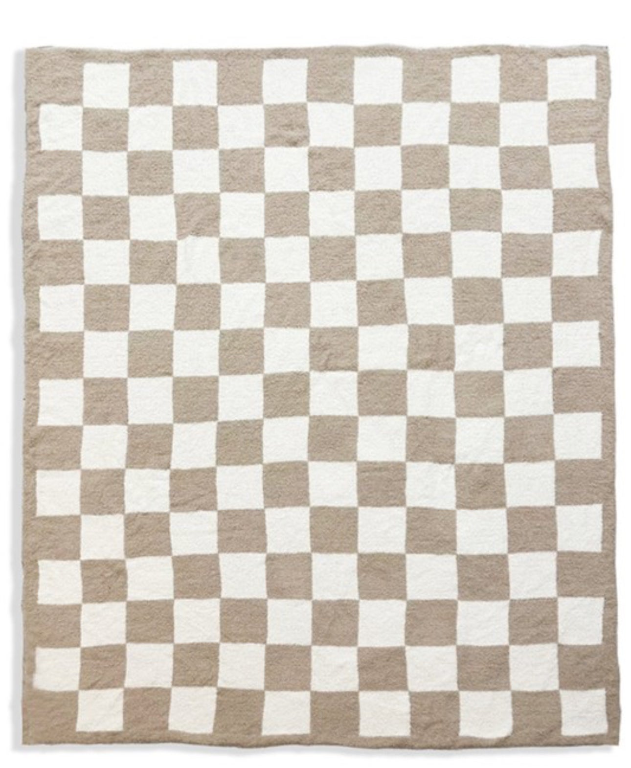 CHECKERED PATTERN THROW BLANKET