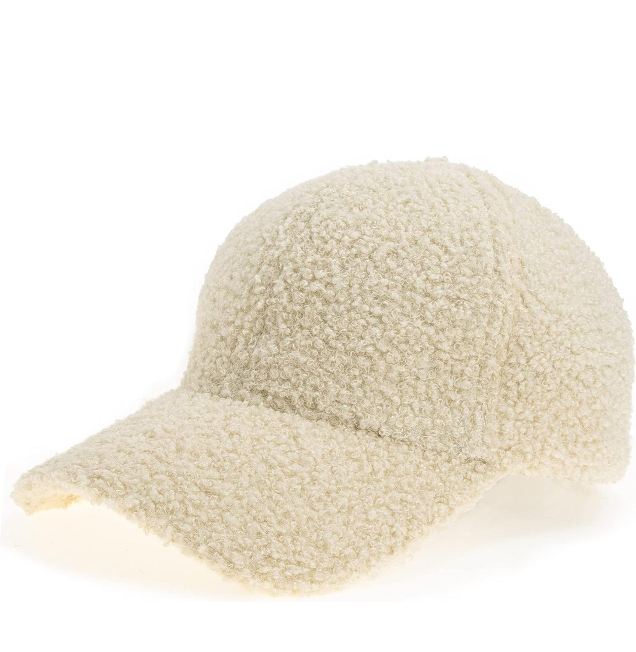 FAUX FUR FUZZY BASEBALL CAP