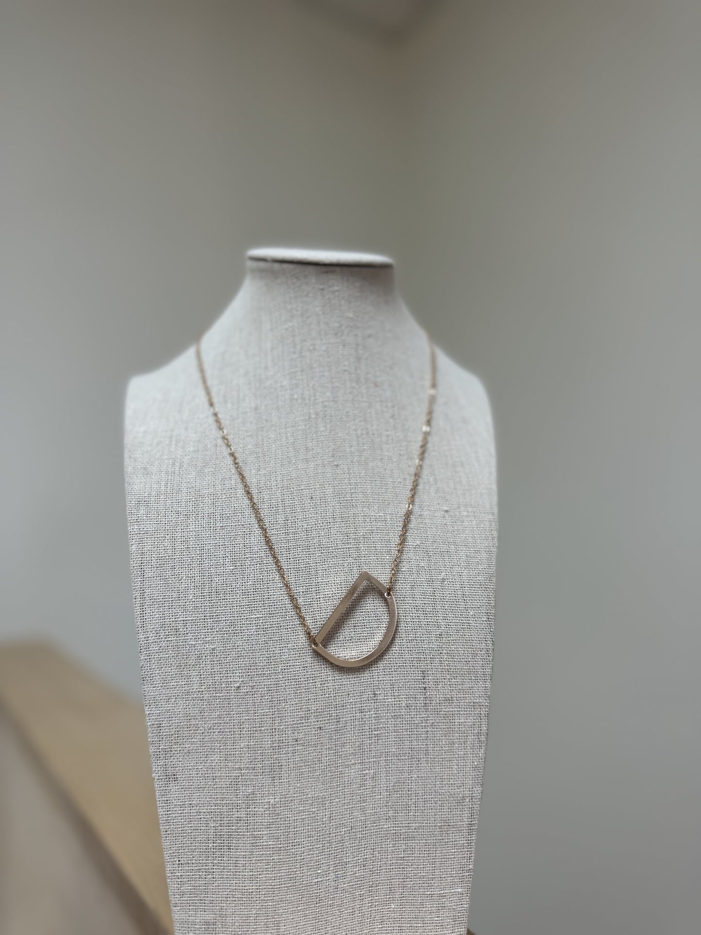 LARGE INITIAL NECKLACE