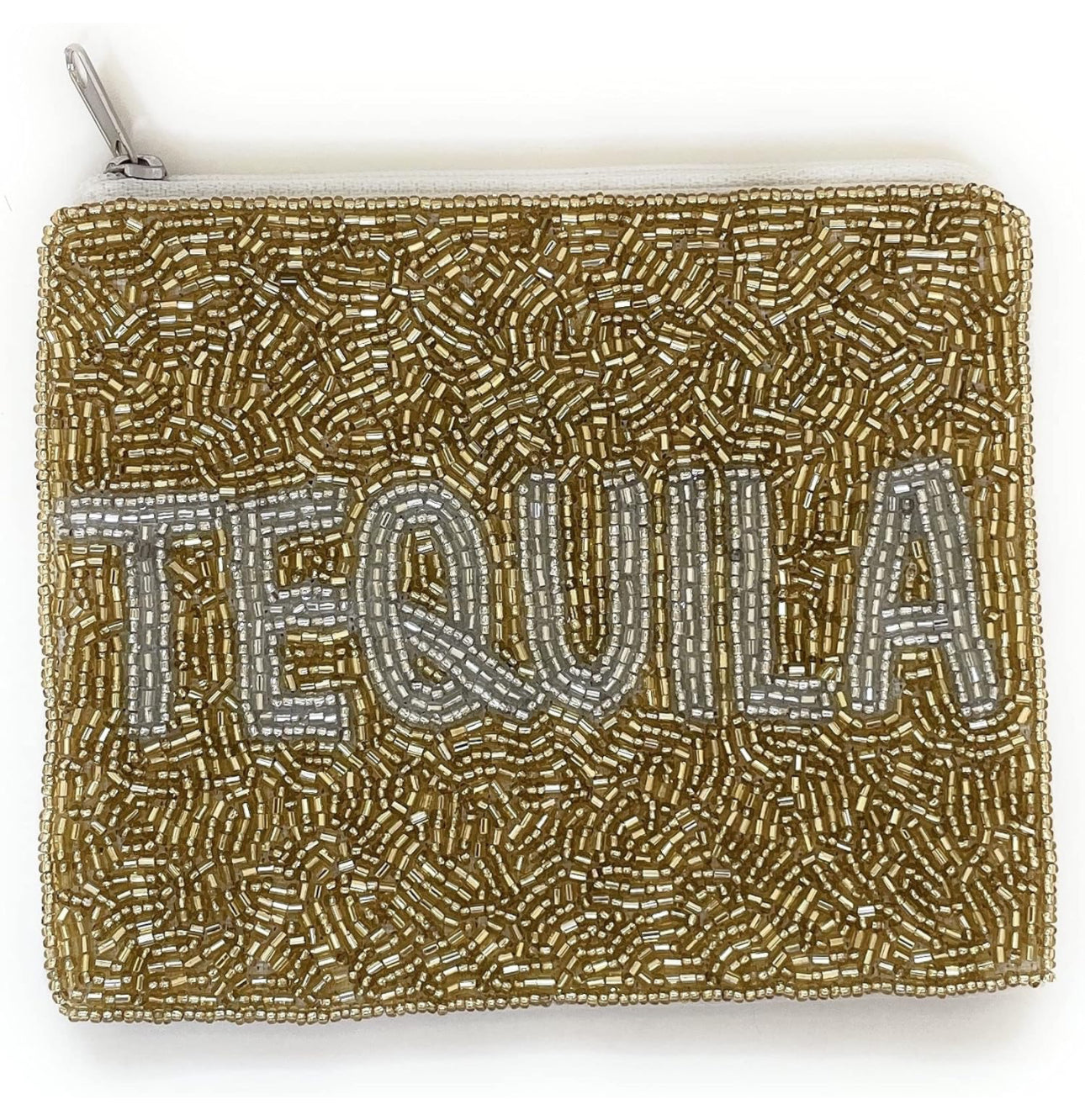 TEQUILA BEADED  COIN PURSE